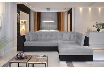 Moclino Hörnbäddsoffa - Grå/Svart - Möbler - Soffa - Bäddsoffa