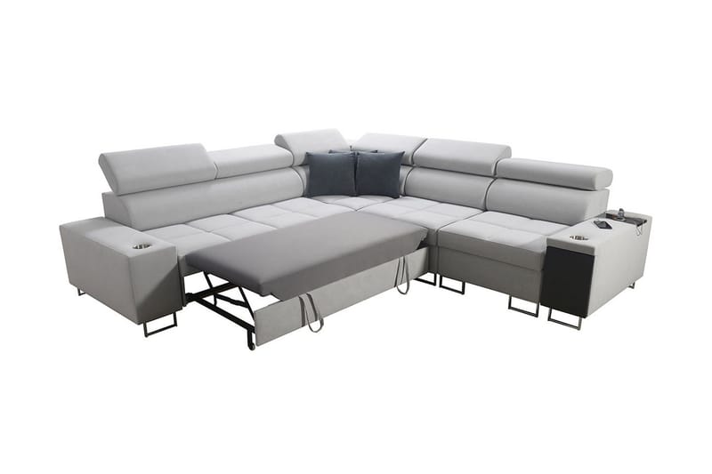 Morenia 3-sits Hörnbäddsoffa Vänster - Svart - Möbler - Soffa - Bäddsoffa