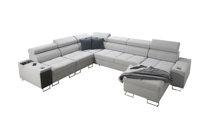 Morenia 4-sits Bäddsoffa Vänster, Vit