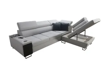 Morenia 4-sits Hörnbäddsoffa Höger - Vit - Möbler - Soffa - Bäddsoffa