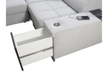 Morenia 4-sits Hörnbäddsoffa Vänster - Svart - Möbler - Soffa - Bäddsoffa