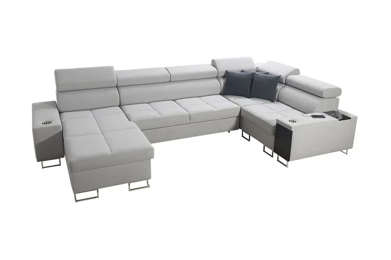 Morenia 4-sits Hörnbäddsoffa Vänster - Vit - Möbler - Soffa - Bäddsoffa
