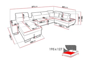 Morenia Bäddsoffa - Ljusgrå - Möbler - Soffa - Bäddsoffa