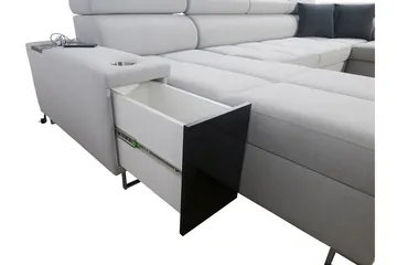 Morenia Bäddsoffa m. Divan och Schäslong - Möbler - Soffa - Bäddsoffa