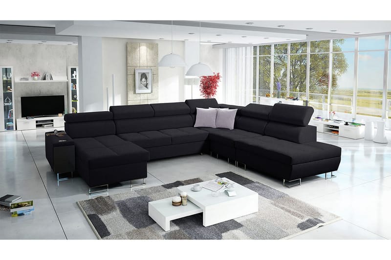 Morenia Bäddsoffa m. Divan och Schäslong - Möbler - Soffa - Bäddsoffa