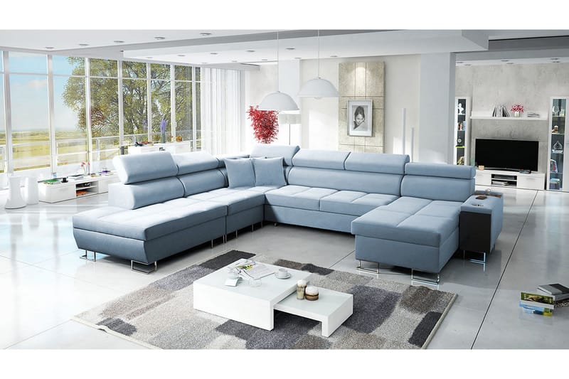 Morenia Bäddsoffa m. Divan och Schäslong - Möbler - Soffa - Bäddsoffa