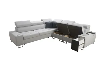 Morenia Hörnbäddsoffa - Vit - Möbler - Soffa - Bäddsoffa