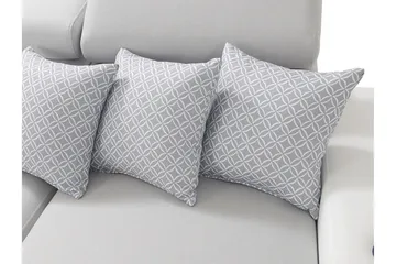 Mumtaz U-Bäddsoffa Divan Höger - Vit/Ljusgrå - Möbler - Soffa - Bäddsoffa