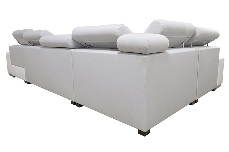 Mumtaz U-Bäddsoffa Divan Höger - Vit/Ljusgrå - Möbler - Soffa - Bäddsoffa