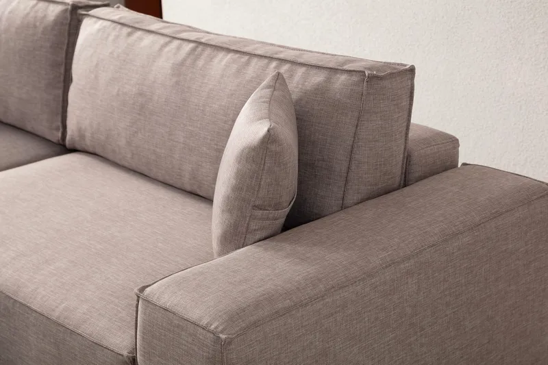 Munehiro Hörnbäddsoffa - Brun - Möbler - Soffa - Bäddsoffa