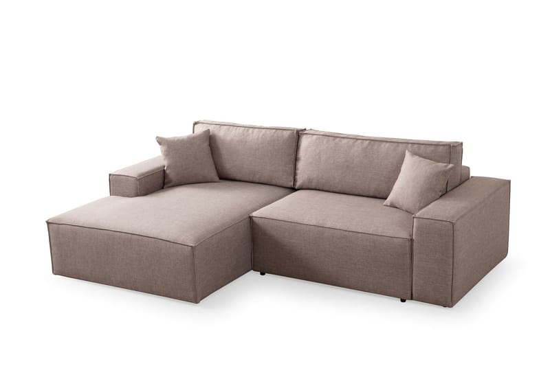 Munehiro Hörnbäddsoffa - Brun - Möbler - Soffa - Bäddsoffa