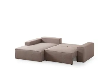 Munehiro Hörnbäddsoffa - Brun - Möbler - Soffa - Bäddsoffa