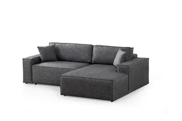Munehiro Hörnbäddsoffa - Mörkgrå - Möbler - Soffa - Bäddsoffa