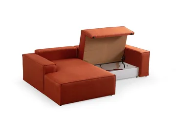 Munehiro Hörnbäddsoffa - Orange - Möbler - Soffa - Bäddsoffa