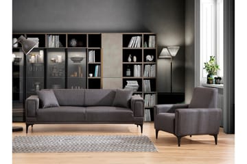 Naoko 3-sits Bäddsoffa - Mörkgrå - Möbler - Soffa - Bäddsoffa