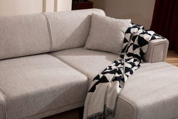 Naoko Bäddsoffa med divan - Ljusbrun - Möbler - Soffa - Bäddsoffa