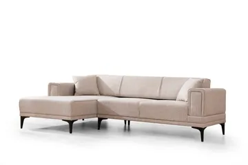 Naoko Bäddsoffa med divan - Ljusbrun - Möbler - Soffa - Bäddsoffa