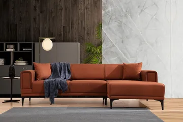 Naoko Bäddsoffa med divan - Röd - Möbler - Soffa - Bäddsoffa