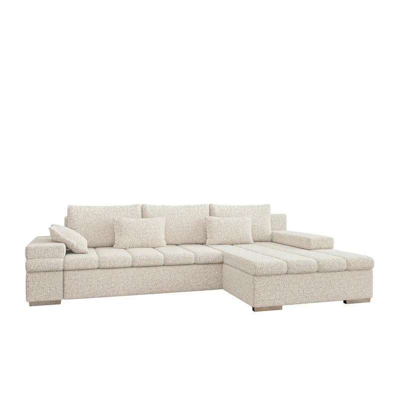 Naoma 4-sits Bäddsoffa divan höger med förvaring - Möbler - Soffa - Bäddsoffa