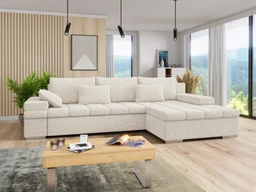 Naoma 4-sits Bäddsoffa divan höger med förvaring - Möbler - Soffa - Bäddsoffa