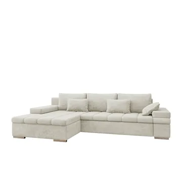 Naoma 4-sits Bäddsoffa divan vänster med förvaring - Möbler - Soffa - Bäddsoffa