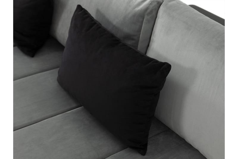 Naoma Bäddsoffa med Divan 4-sits - Grå - Möbler - Soffa - Bäddsoffa