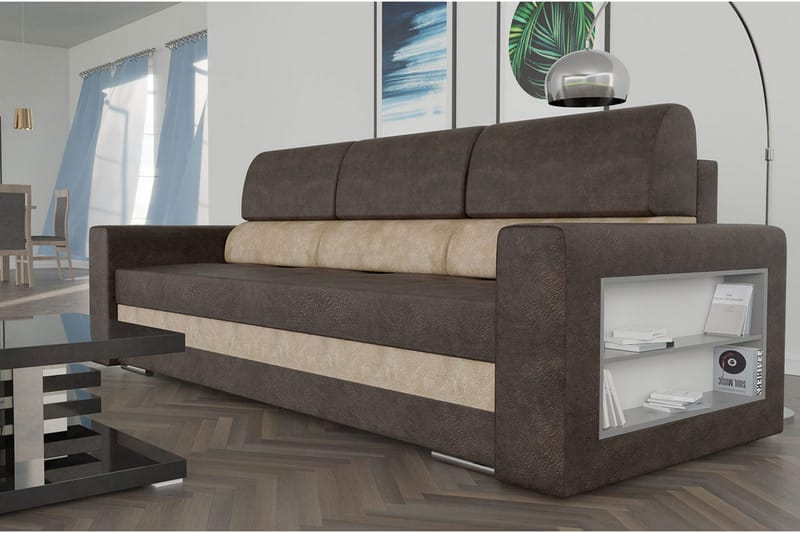 Nemo Bäddsoffa 236x92x88 cm - Brun - Möbler - Soffa - Bäddsoffa