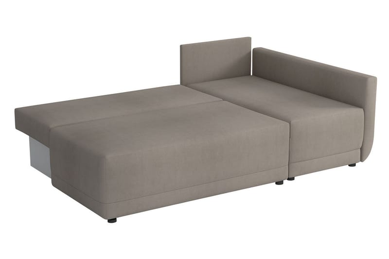 Nestor Hörnsoffa Vänster LED-belysning - Grå - Möbler - Soffa - Bäddsoffa