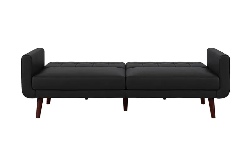 Nola 3-sits Bäddsoffa Konstläder/Svart - Dorel Home - Möbler - Soffa - Bäddsoffa - Längsbäddad bäddsoffa