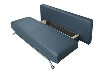 Olier Bäddsoffa 200x100x85 cm - Svart - Möbler - Soffa - Bäddsoffa