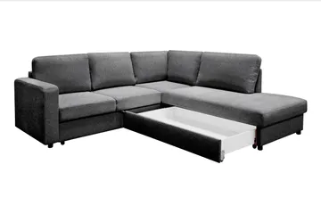 Paris Bäddsoffa 4-sits Höger - Mörkgrå - Möbler - Soffa - Bäddsoffa