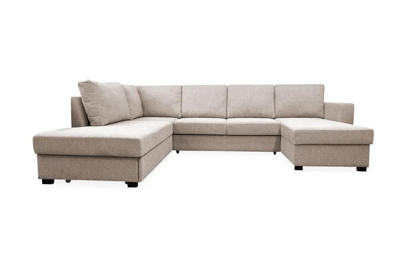 Paris U-Bäddsoffa - Beige - Möbler - Soffa - Bäddsoffa