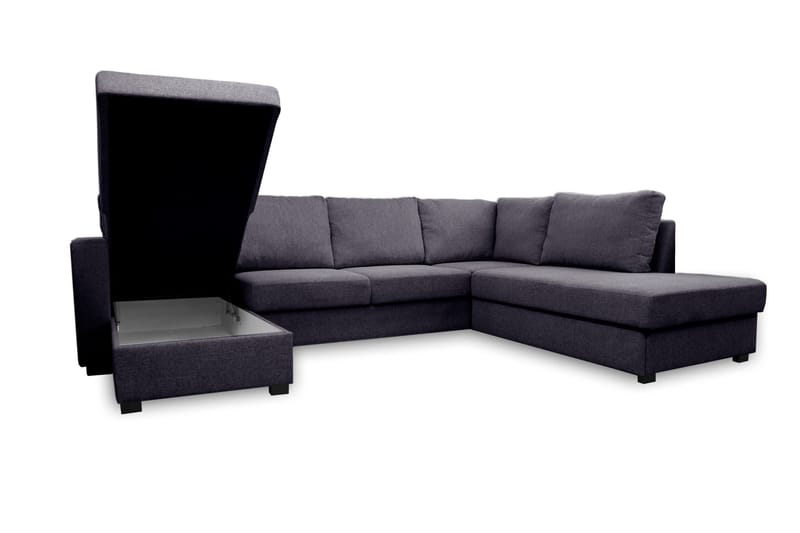 Paris U-Bäddsoffa Höger - Mörkgrå - Möbler - Soffa - Bäddsoffa