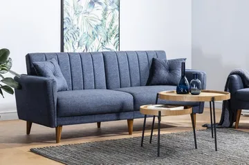 Pattyn Bäddsoffa 3-sits - Mörkblå - Möbler - Soffa - Bäddsoffa