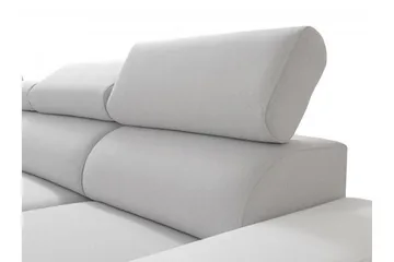 Perseo Divanbäddsoffa 358x282x95 cm LED-belysning - Grå/Vit - Möbler - Soffa - Bäddsoffa