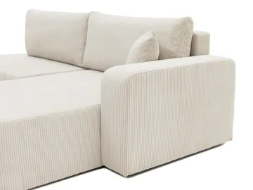 Pryda 4-sits Bäddsoffa divan höger med förvaring - grå - Möbler - Soffa - Bäddsoffa