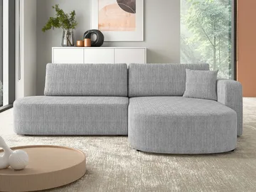 Pryda 4-sits Bäddsoffa divan höger med förvaring - grå - Möbler - Soffa - Bäddsoffa