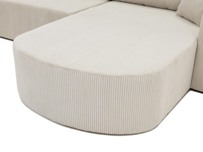 Pryda 4-sits Bäddsoffa divan höger med förvaring - grå - Möbler - Soffa - Bäddsoffa