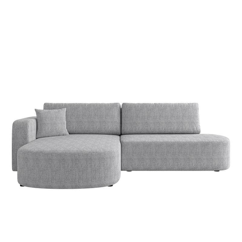 Pryda 4-sits Bäddsoffa divan vänster med förvaring - grå - Möbler - Soffa - Bäddsoffa