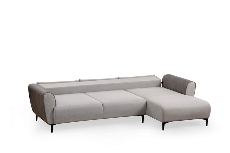 Rebelo Bäddsoffa med divan - Grå - Möbler - Soffa - Bäddsoffa