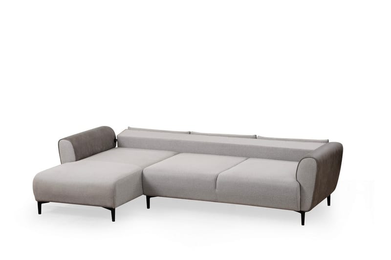 Rebelo Bäddsoffa med divan - Grå - Möbler - Soffa - Bäddsoffa
