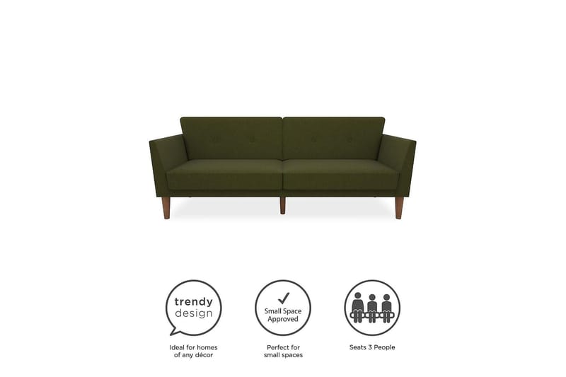 Regal 2-sits Bäddsoffa Grön - Novogratz - Möbler - Soffa - Bäddsoffa