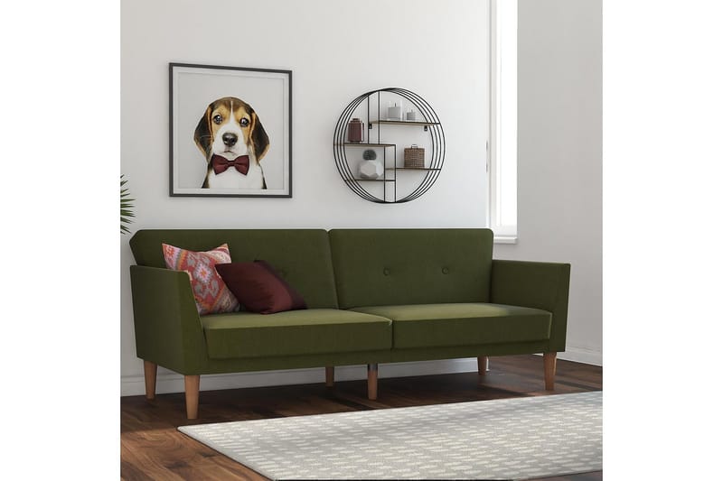 Regal 2-sits Bäddsoffa Grön - Novogratz - Möbler - Soffa - Bäddsoffa