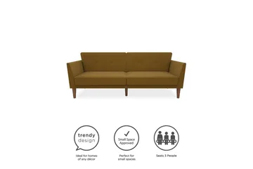 Regal 2-sits Bäddsoffa Gul - Novogratz - Möbler - Soffa - Bäddsoffa