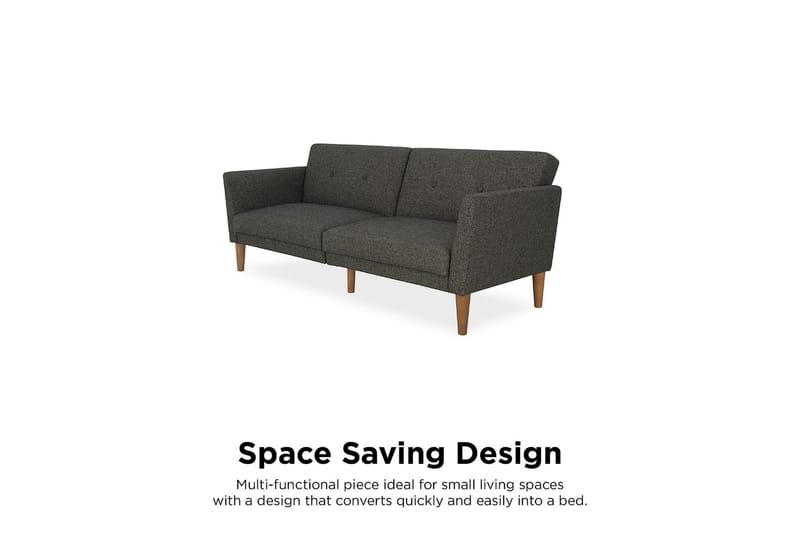 Regal 2-sits Bäddsoffa Mörkgrå - Novogratz - Möbler - Soffa - Bäddsoffa