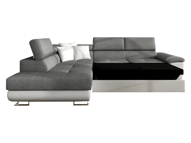 Reginia 4-sits Bäddsoffa med Schäslong och förvaring - Möbler - Soffa - Bäddsoffa