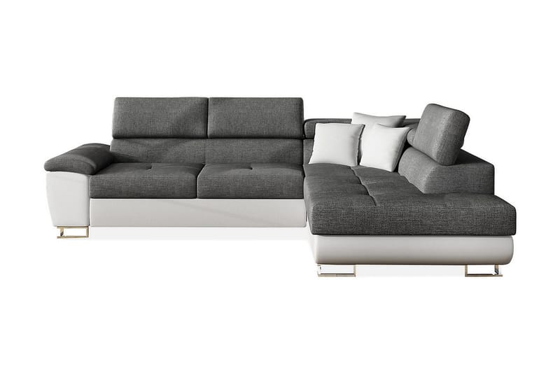 Reginia U-bäddsoffa - Vit/Grå - Möbler - Soffa - Bäddsoffa