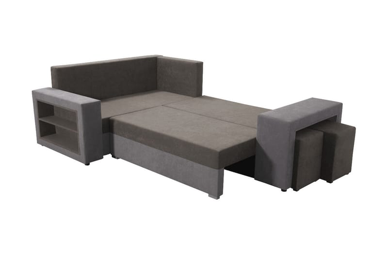 Roma M Hörnbäddsoffa - Brun - Möbler - Soffa - Bäddsoffa