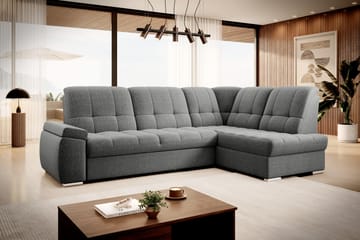 Sajana Bäddsoffa m. Schäslong 3-sits - Grå - Möbler - Soffa - Bäddsoffa
