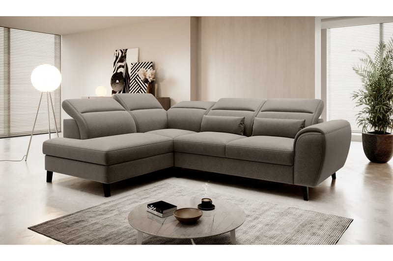 Sajda Bäddsoffa m. Schäslong 3-sits - Beige - Möbler - Soffa - Bäddsoffa